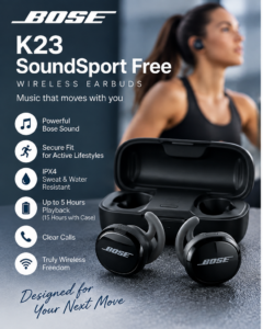 Bose K23 SoundSport Free wireless earbuds