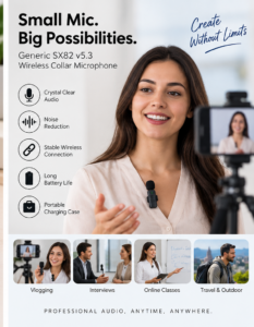 Generic SX82 v5.3 Wireless Collar Microphone