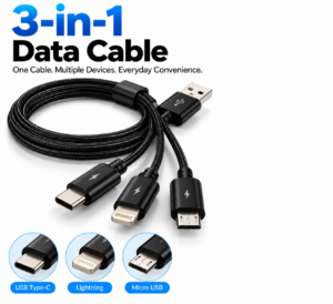 3-in-1 Data Cable