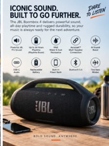 JBL Boombox 4 Portable Bluetooth Speaker