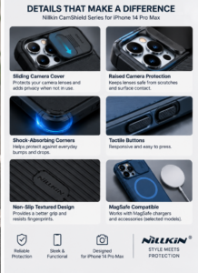 iPhone 14 pro Max Nilkin cases