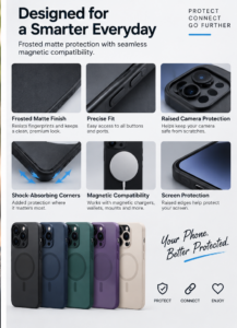 Frosted Matte Magnetic Phone Cases