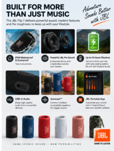 JBL Flip 7 Portable Bluetooth Speaker