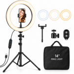 14-Inch LED Ring Light with Tripod Stand