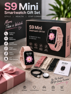 S9 Mini Smartwatch Gift Set