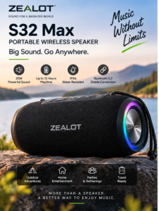 Zealot S32 Max Portable Wireless Speaker
