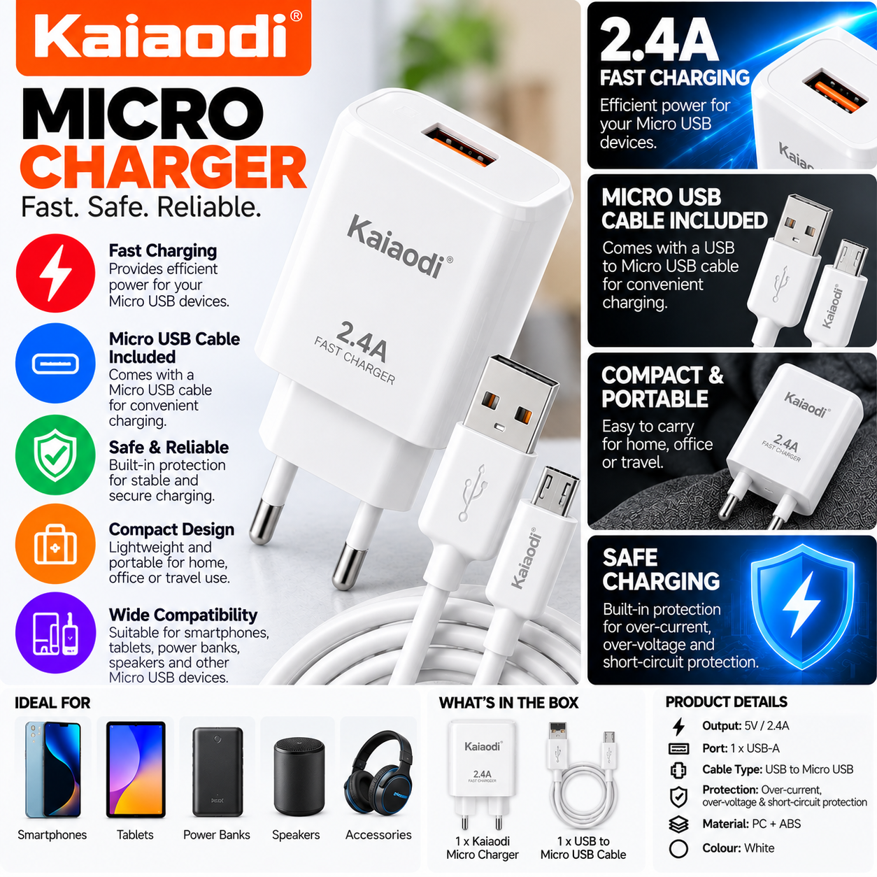 Kaiaodi Micro Charger Kaiaodi Micro Charger