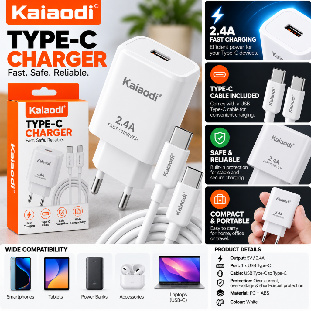 Kaiaodi Type C Charger