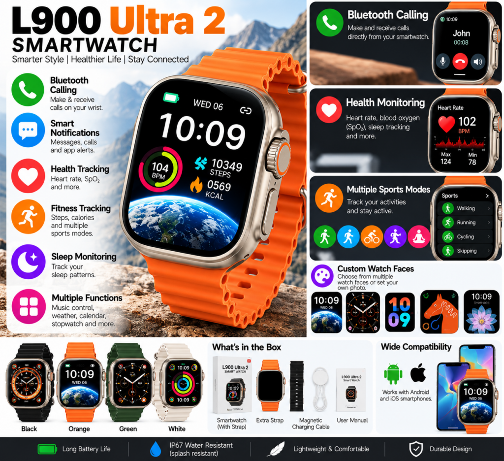 L900 Ultra 2 Smartwatch