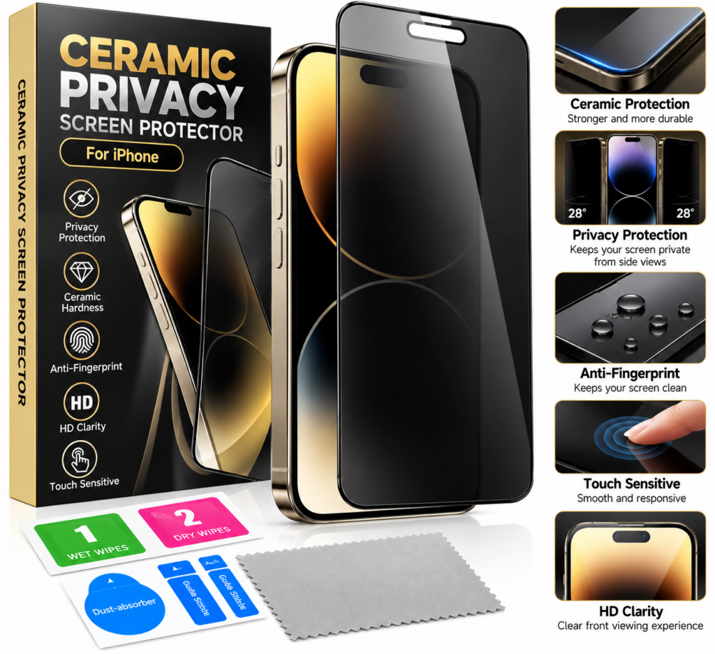 Ceramic Privacy Screen Protector