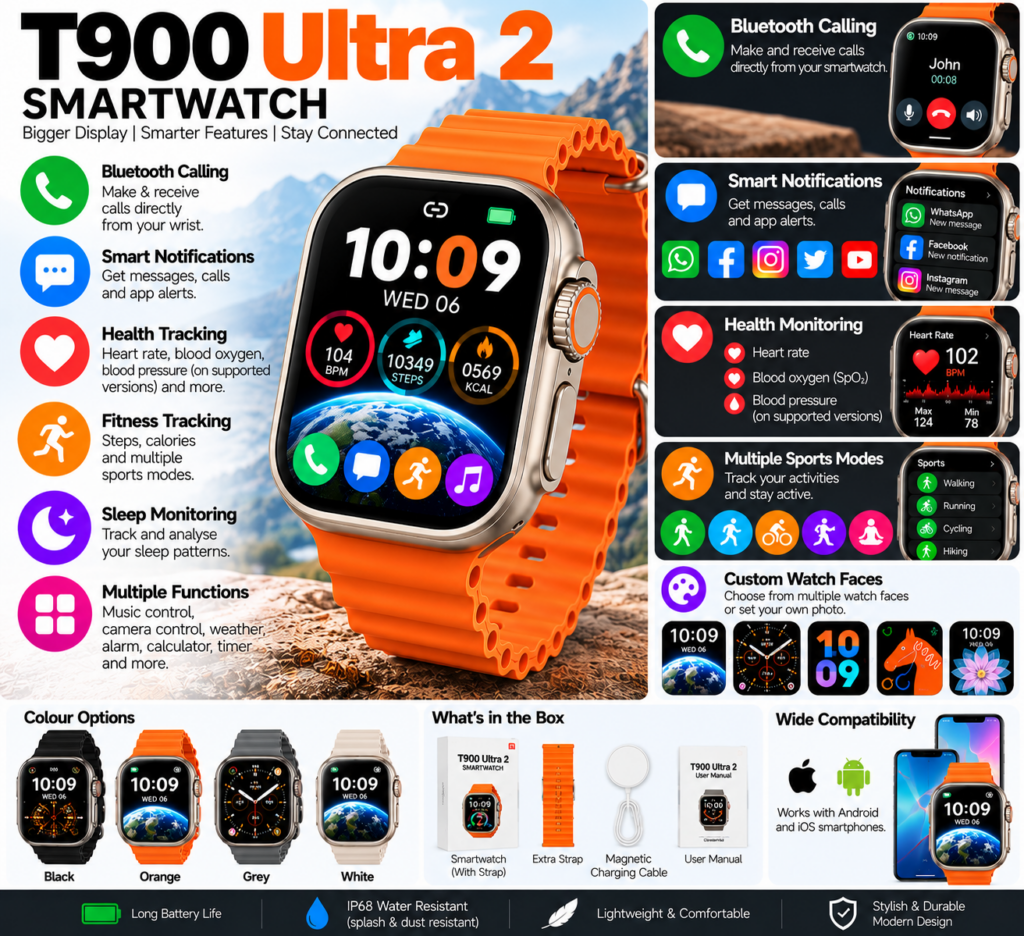T900 Ultra 2 Smartwatch
