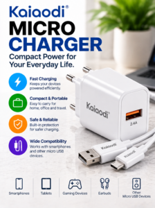 Kaiaodi Micro Charger: Compact and Convenient Charging for Everyday Use