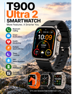 T900 Ultra 2 Smartwatch: Stylish and Practical Smartwatch for Everyday Use