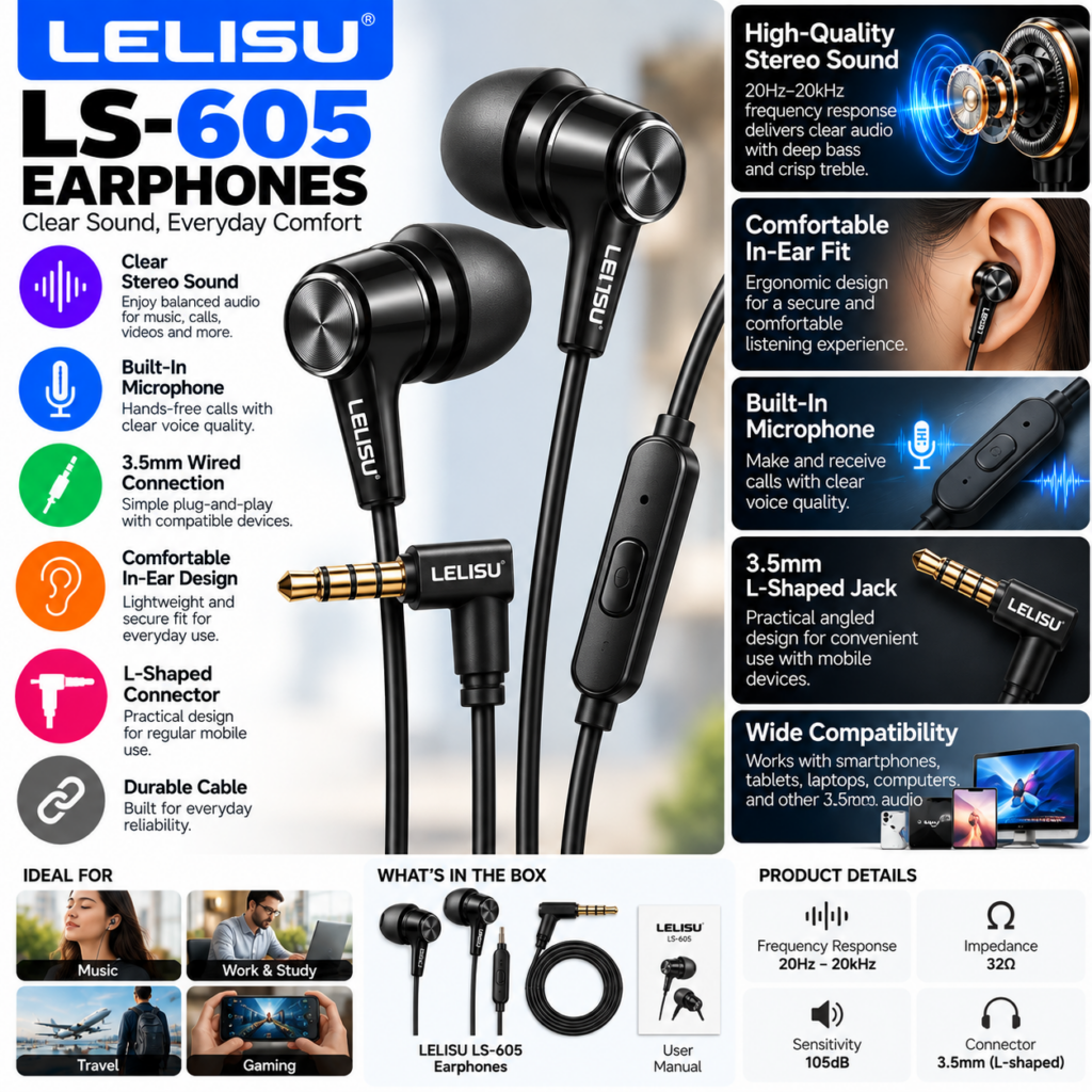 Lelisu LS 605 Earphone