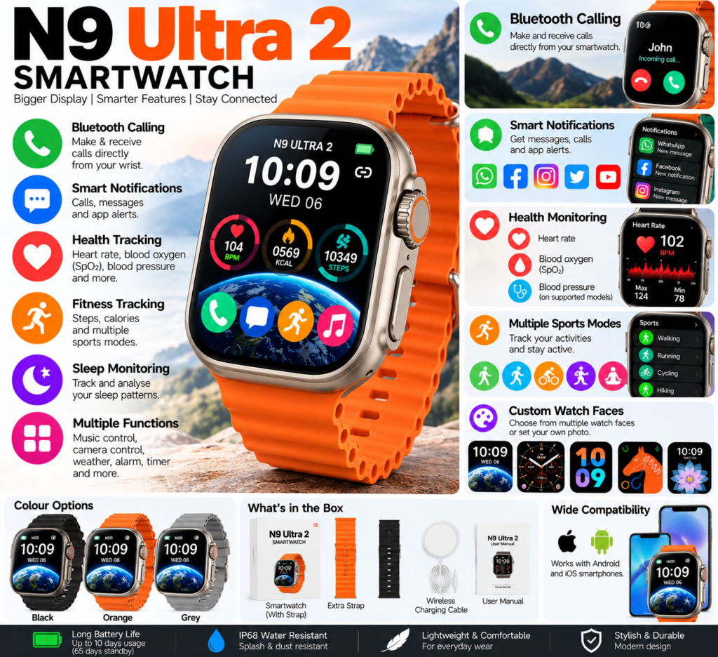 N9 Ultra 2 Smartwatch