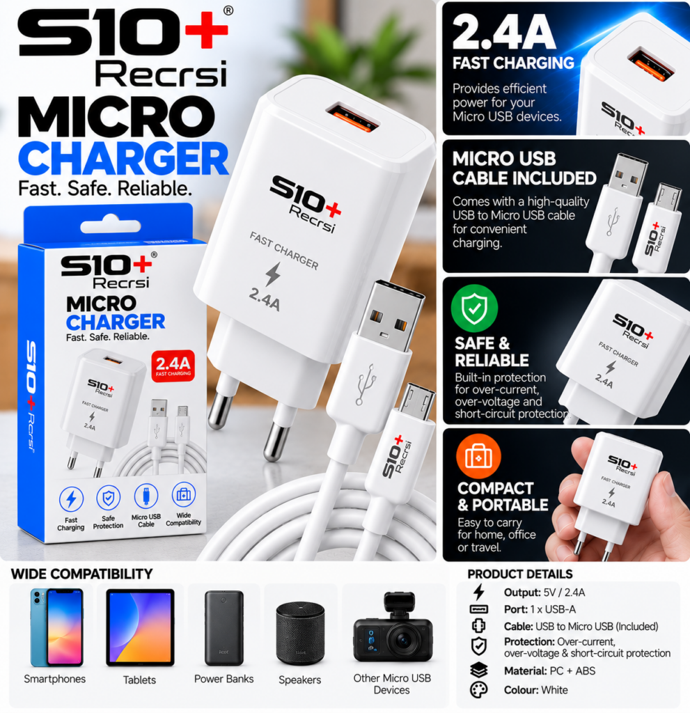 S10+ Recrsi Micro Charger